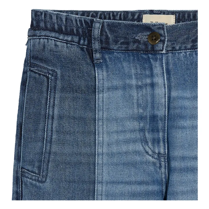 Bellerose Jean Droit Perine Bicolore | Vintage blue denim