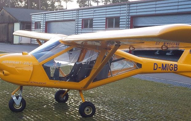 Flugzeug-Rundflug ab Weiden in der Oberpfalz als Geschenk