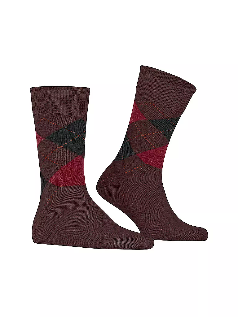 BURLINGTON Herren Socken DUNDEE 40-46 merlot dunkelrot