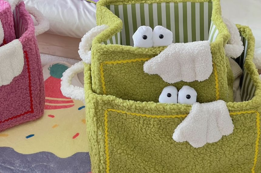 Casopic - Opvouwbare Chenille Bureau Organizer Mand (Verschillende Ontwerpen)