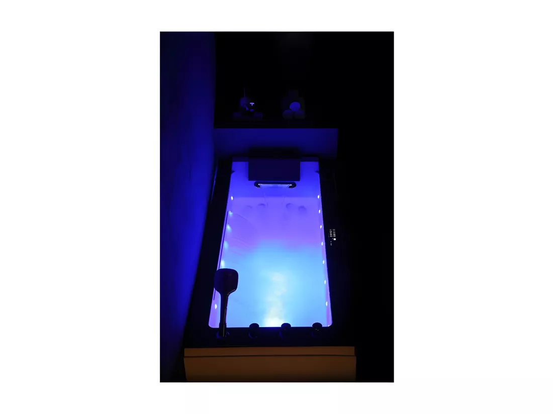 Baignoire balneo Lord Solo1 place ZELAND® 170x75 - GAUCHE