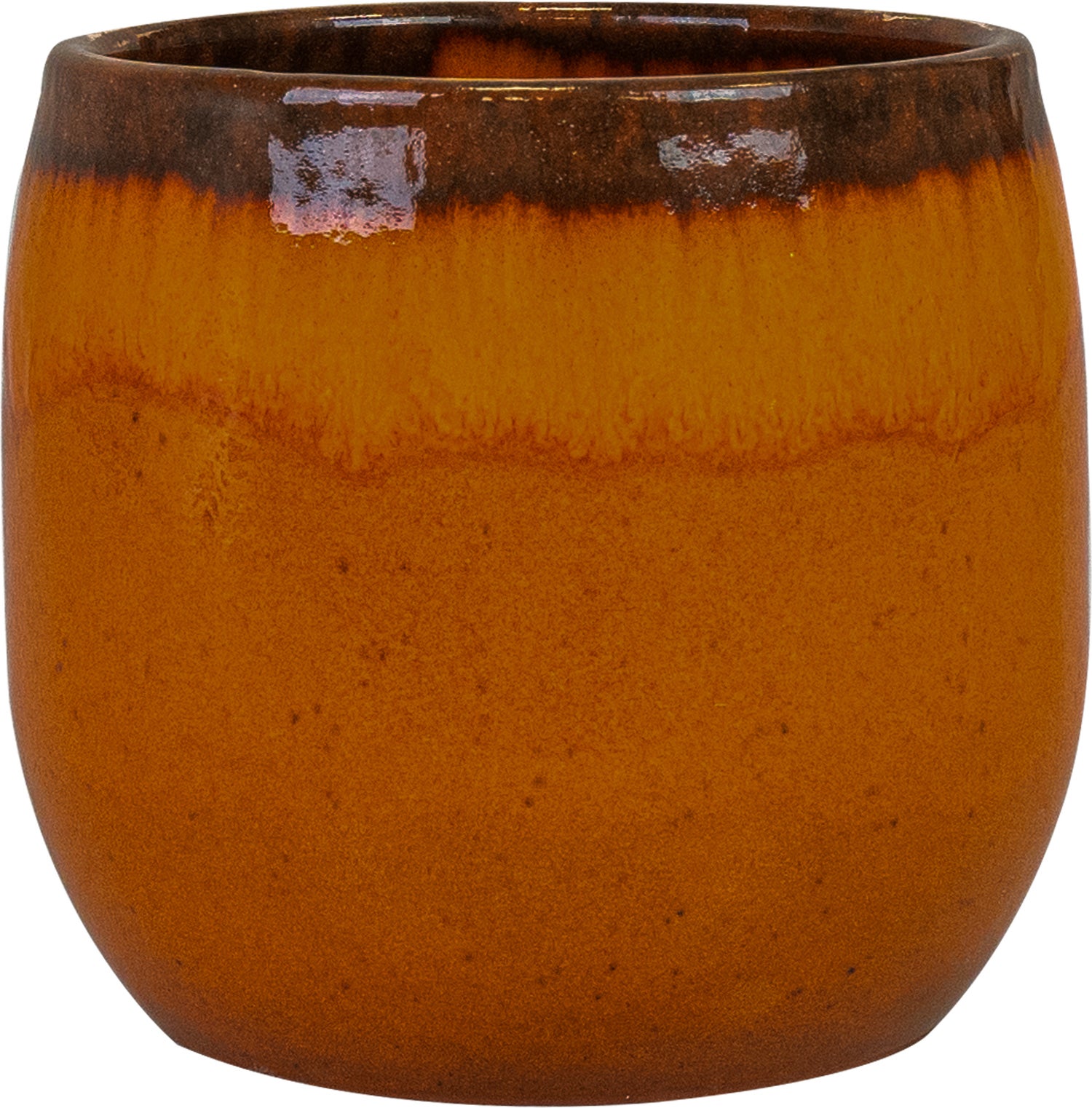 TS bloempot Charlotte oranje D 19 H 16 cm