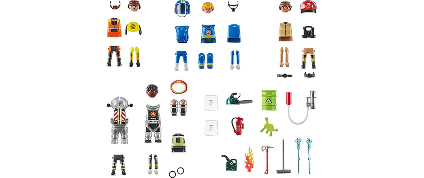 Action Heroes My Figures Feuerwehr 71468Kreatives Spielvergnügen mit individuellen Figuren