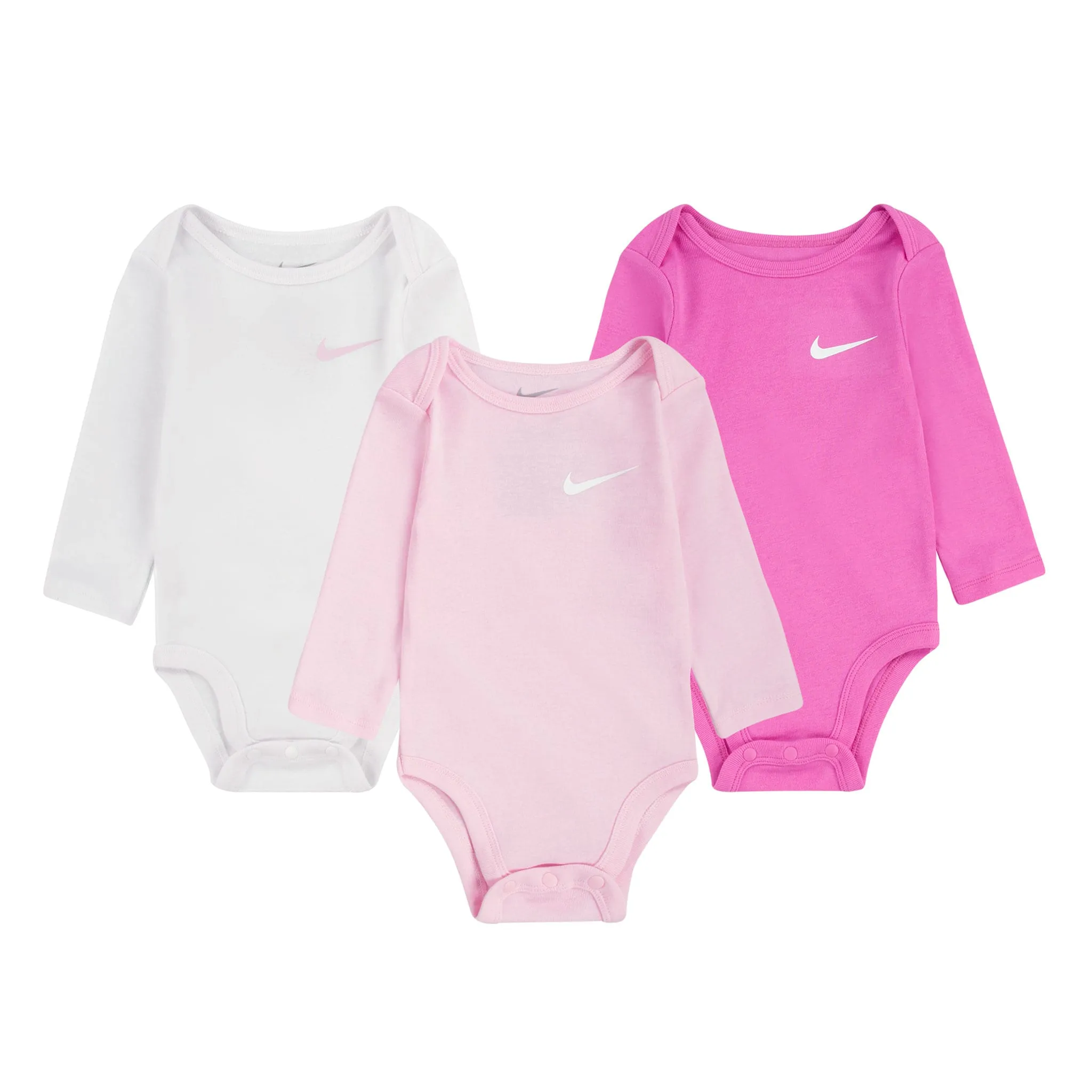 Nike Cache-Couche Manches Longues Paquet de 3 0-9mois