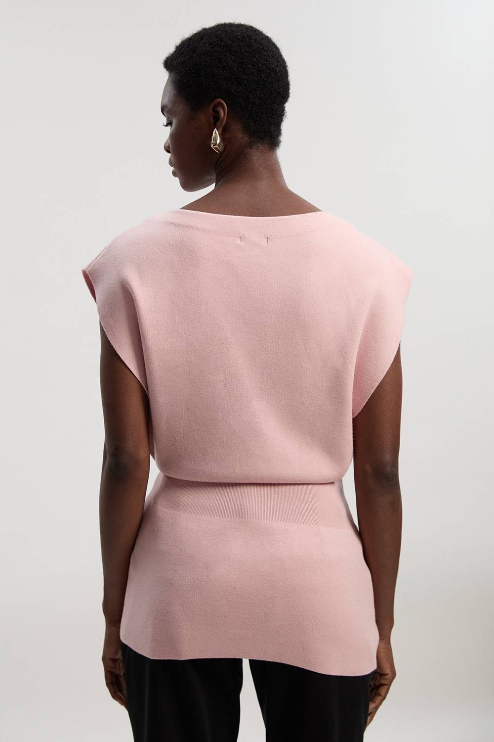 KarenMillen Haut Tricoté à Broderie Cornelli Placée