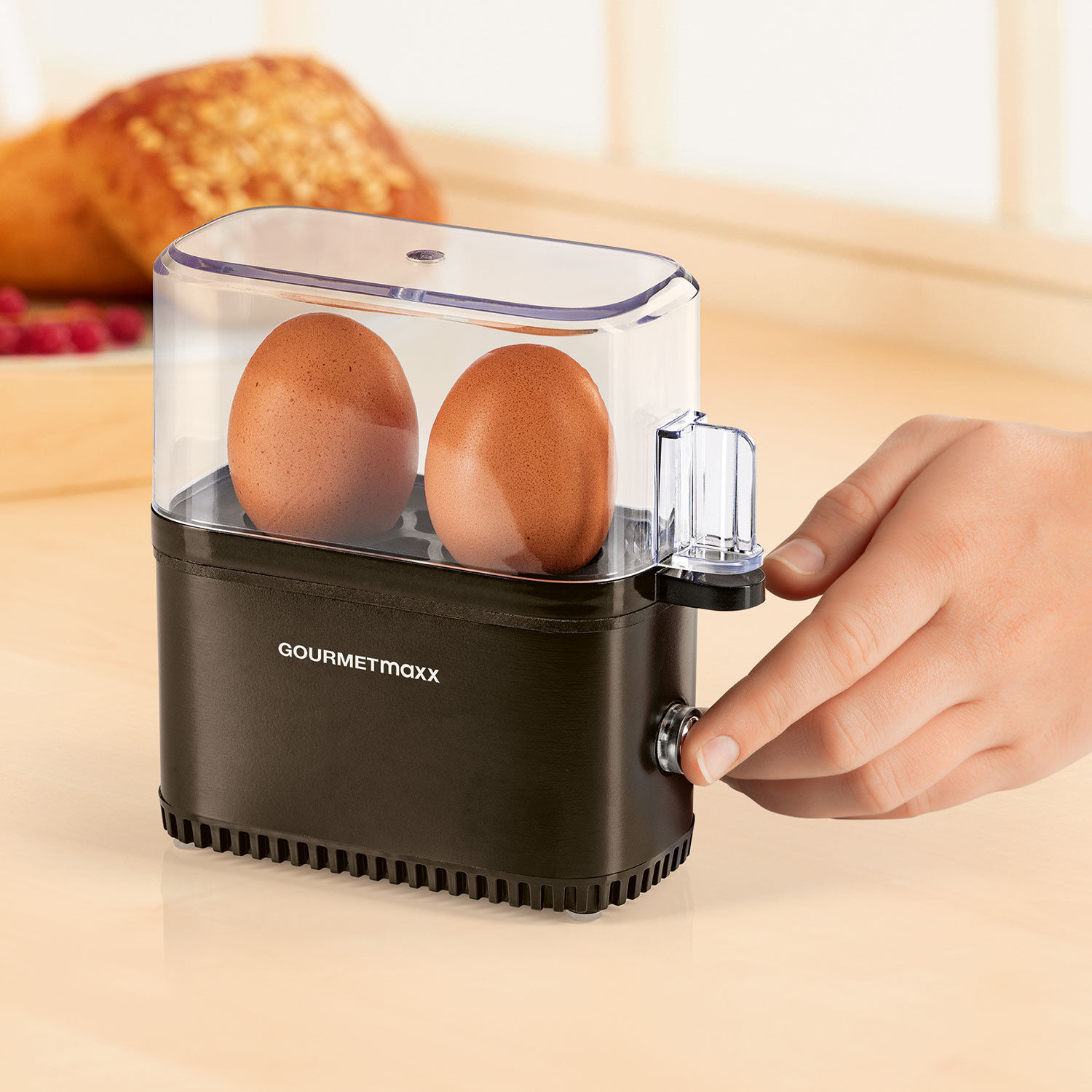 Gourmetmaxx Eierkocher für 1 bis 2 Eier