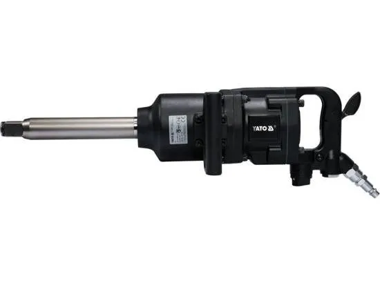 Yato YT-09615, Luft skraldenøgle, Børstefri, Sort, Aluminium, 1/2