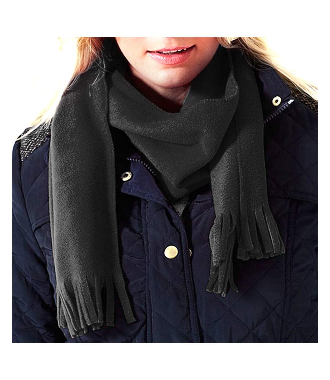 Beechfield Dolomite - Écharpe en polaire anti-bouloche - Femme (Noir) (Taille unique) - UTRW234