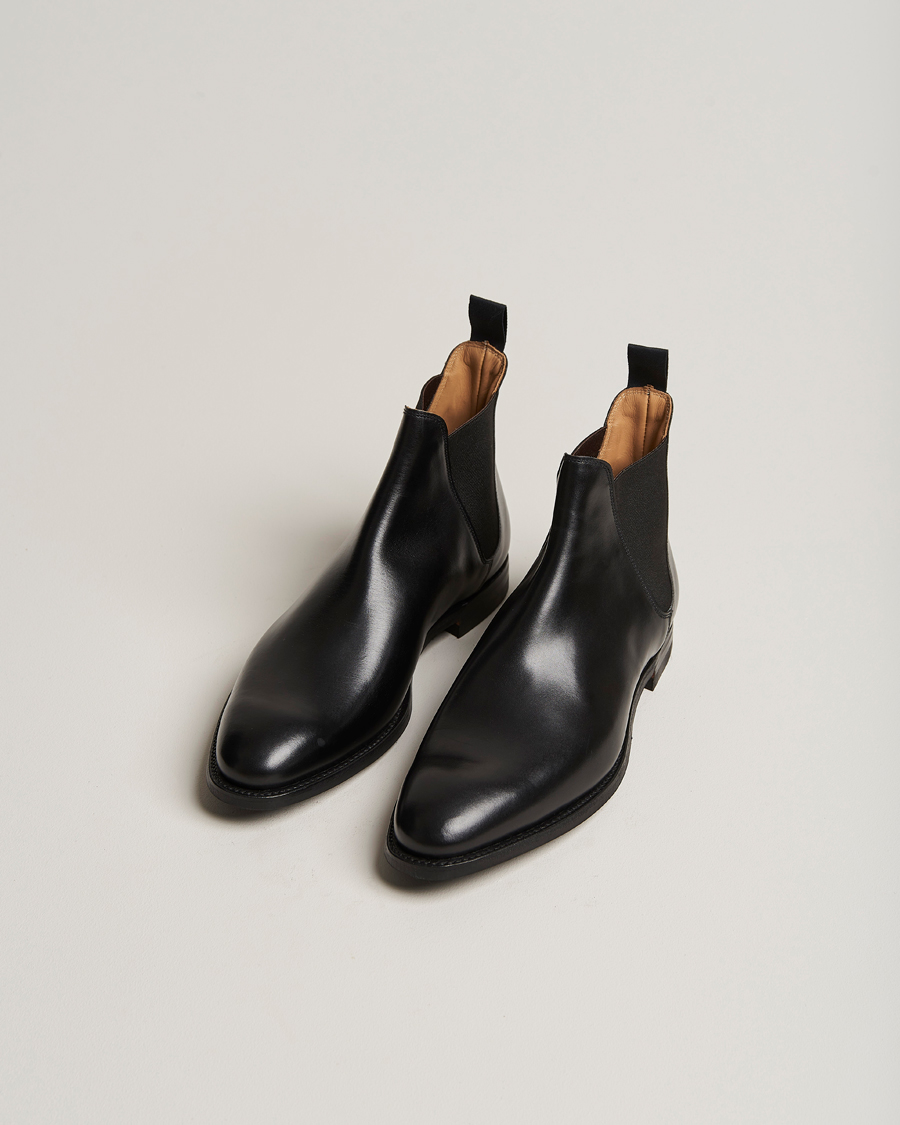 Crockett & Jones Chelsea 8 City Sole Black Calf