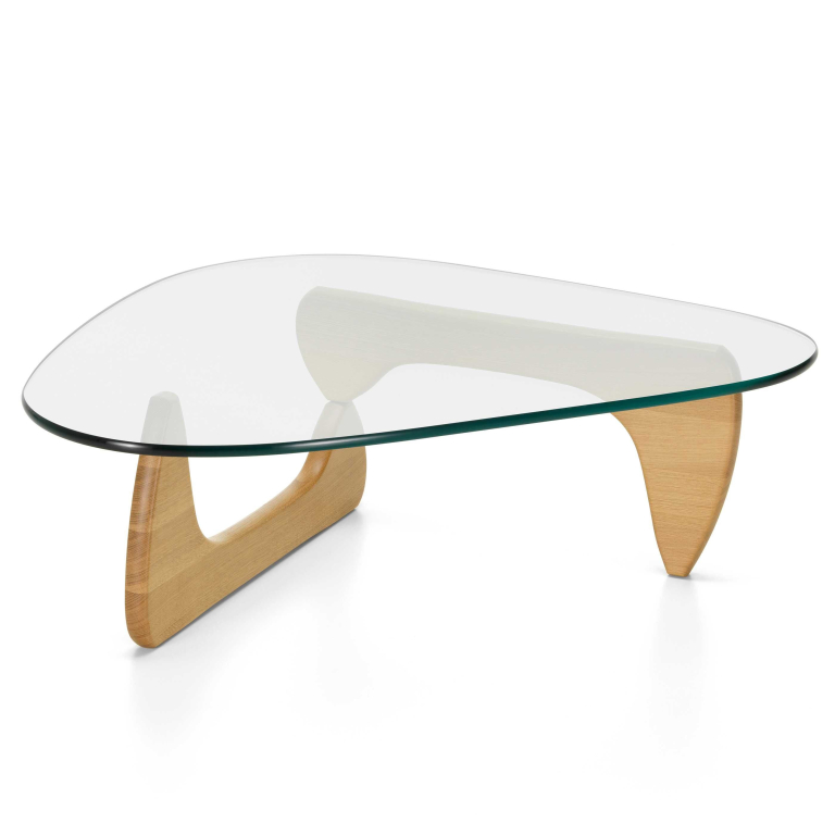 Vitra Noguchi Coffee Table salontafel met eiken onderstel