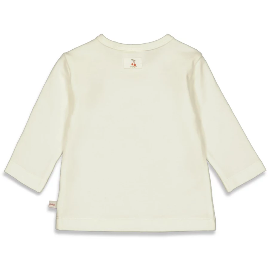 Feetje Langarmshirt Cherry Offwhite