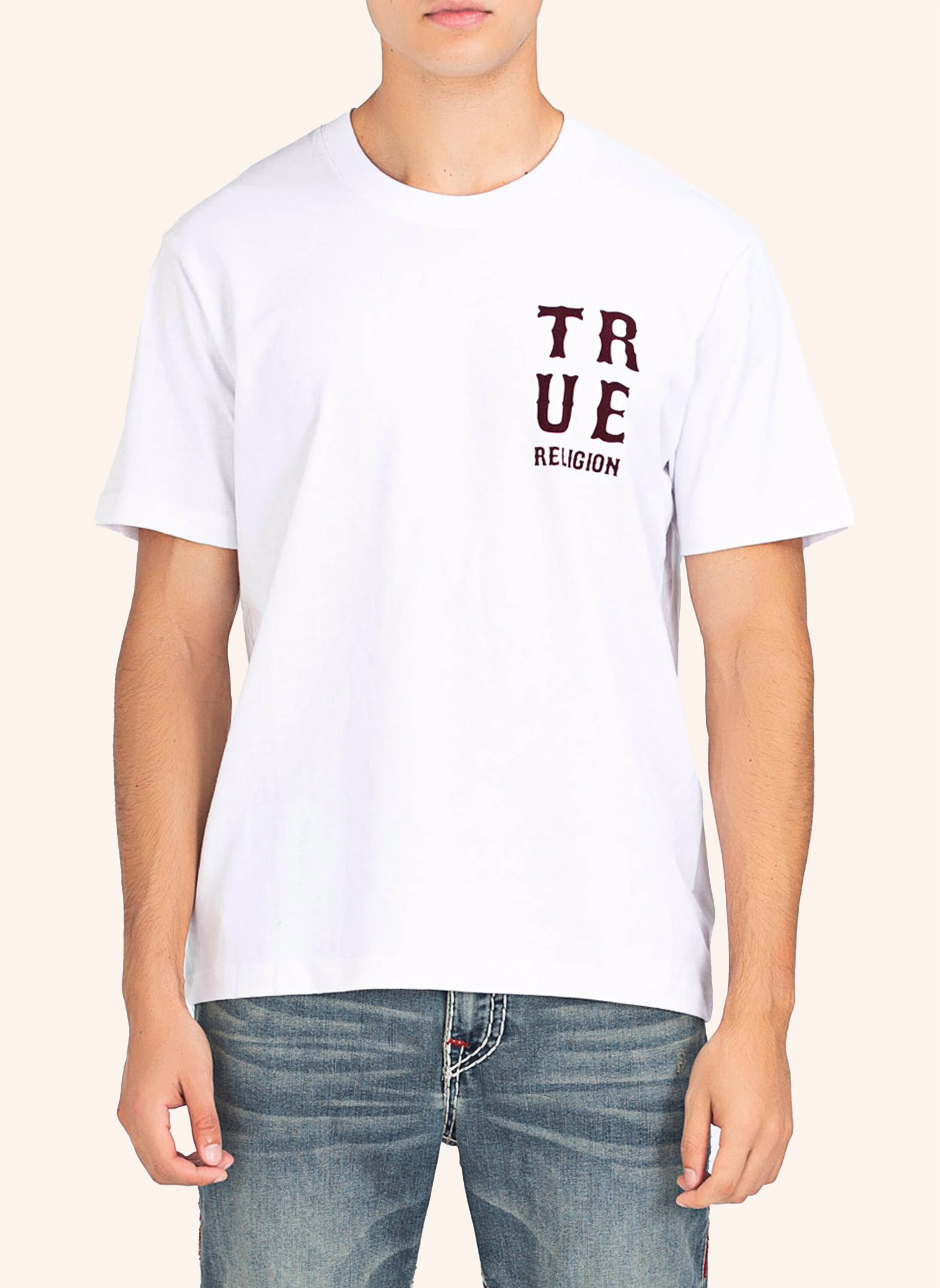 TRUE RELIGION T-Shirt WESTERN FLOCK