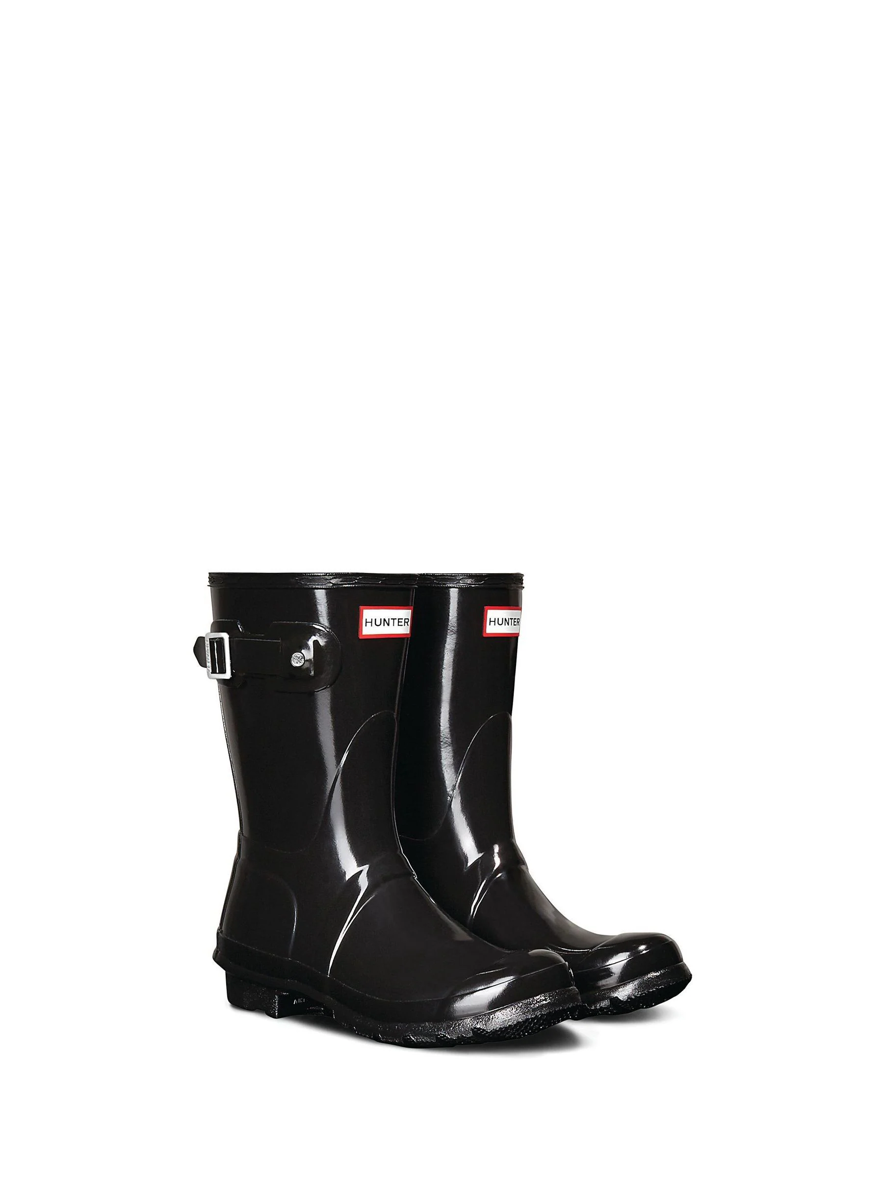Hunter Womens Original Short Gloss Black Wellies