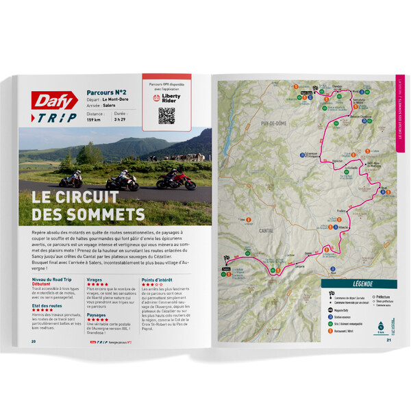 Dafy Moto - Roadbook Moto : Dafy Trip Auvergne