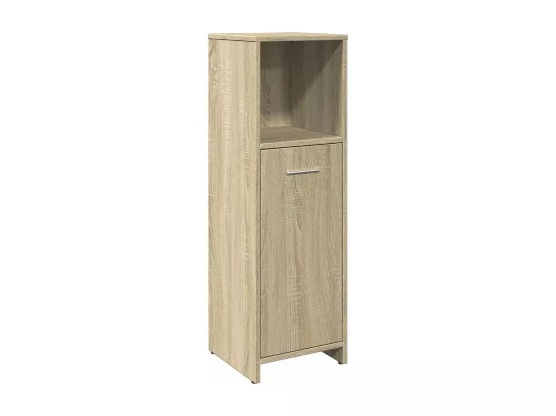 Armoire de salle de bain Chêne sonoma 30x30x95 cm Aggloméré