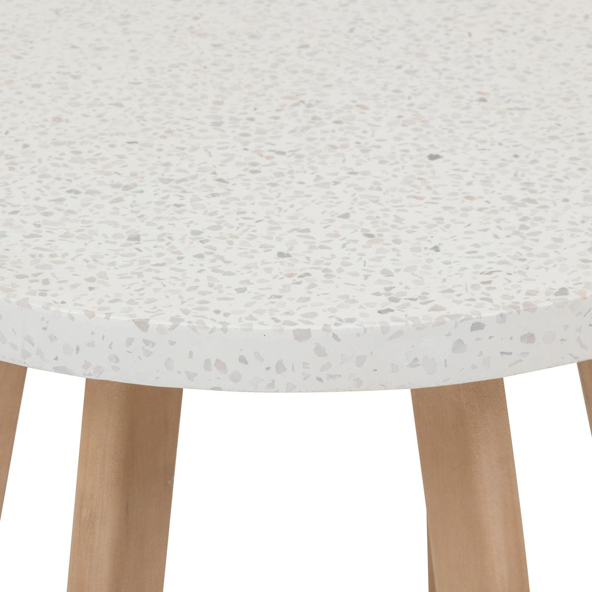 TABLE APPOINT LEMINDO D.50CM EUCALYPTUS
