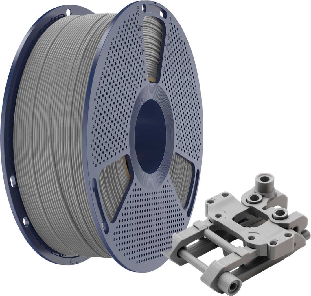 SUNLU  ABS Grey, 1,75 mm / 1000 g    Thermoplastisches Filament für den Druck von langlebigen, robusten Teilen