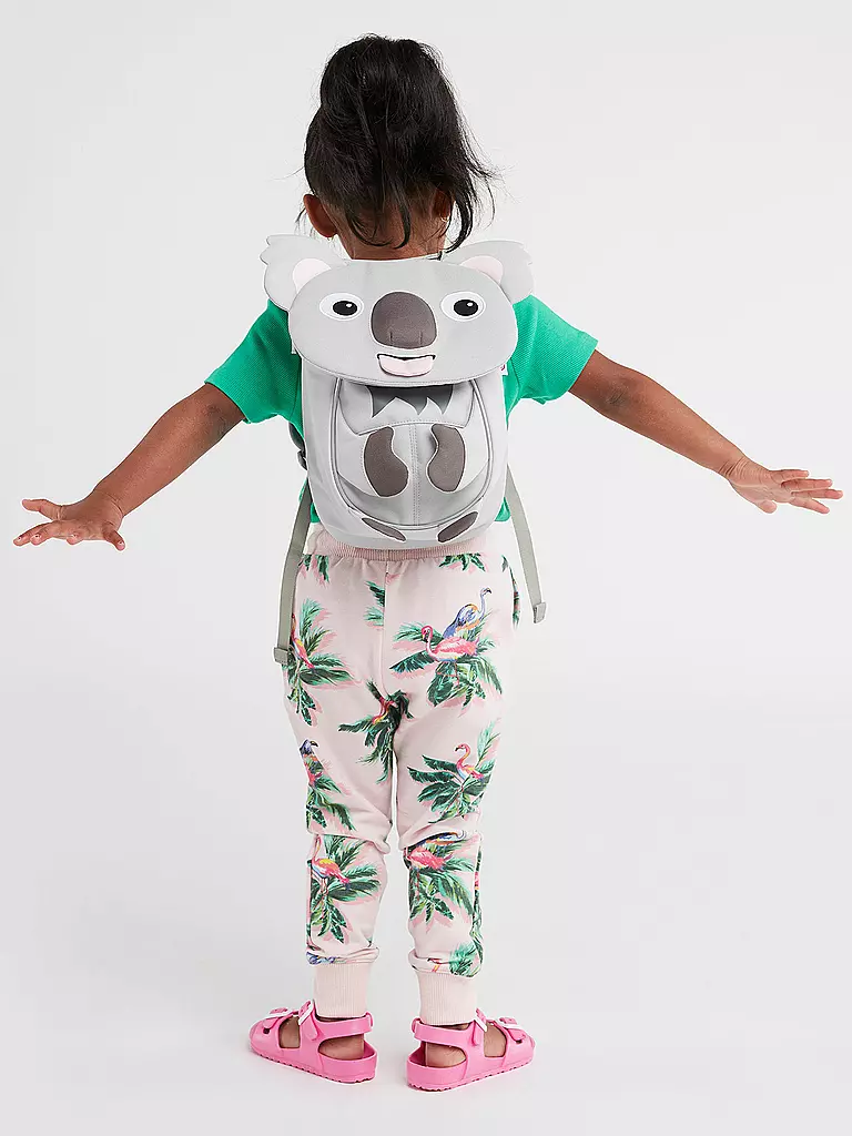 AFFENZAHN Kinder Rucksack Kleiner Freund - Koala grau