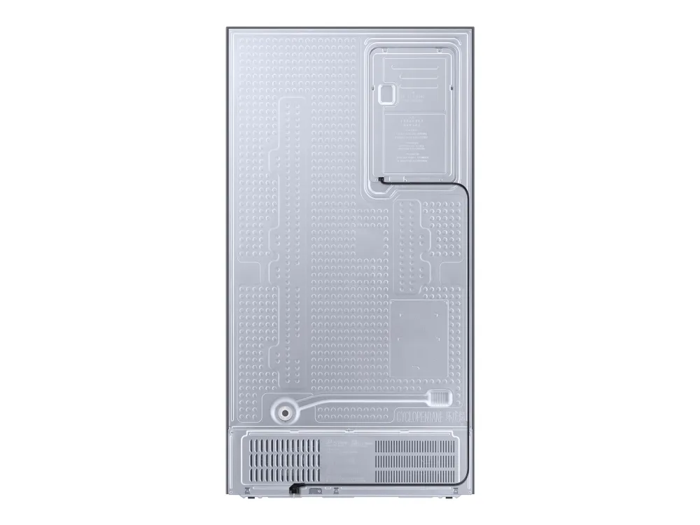 Samsung Family Hub RS6HA8891B1 - Køleskab/fryser - side-by-side med vanddispenser, isdispenser - Wi-Fi - bredde: 91.2 cm - dybde: 71.6 cm - højde: 178 cm - 614 liter - Klasse E - premium sort stål/sort