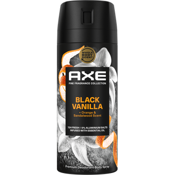 AXE Fine Fragrance Collection Premium Deodorant Bodyspray Black Vanilla 150 ml
