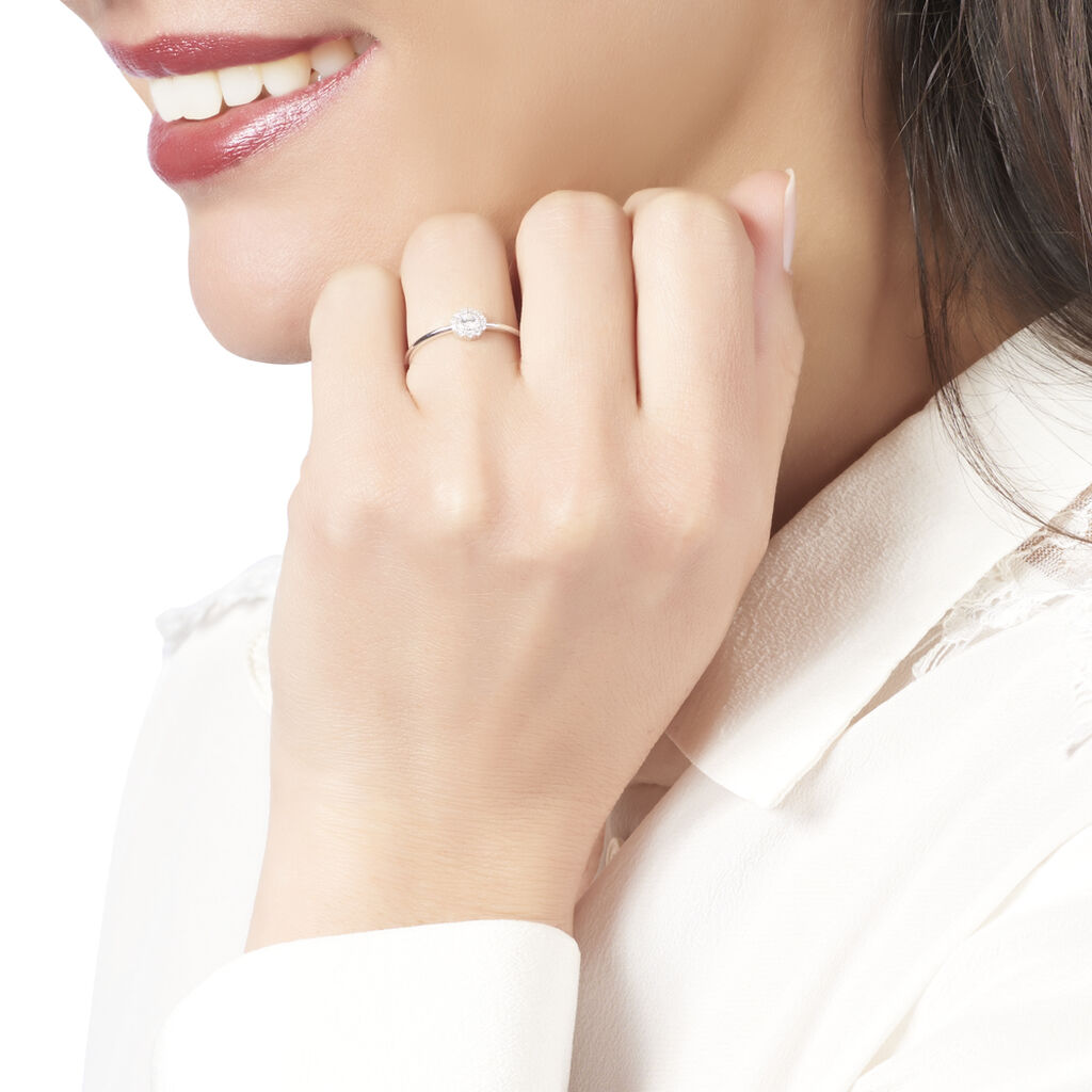 Bague Adelisa Or Blanc Diamant