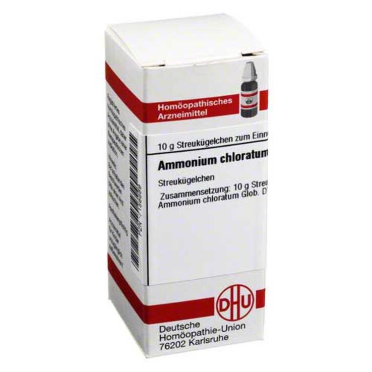 DHU Ammonium chloratum D 12 Globuli, 10 g