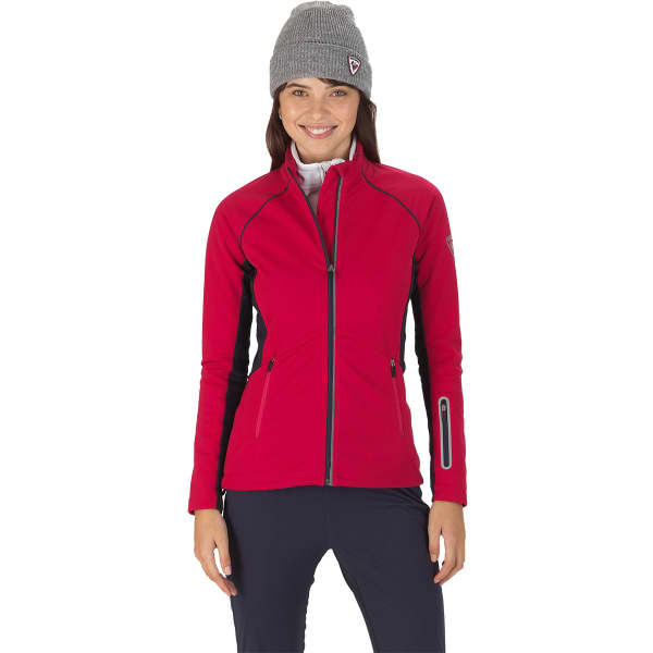 Veste ski de fond ROSSIGNOL W SOFTSHELL JKT CHERRY