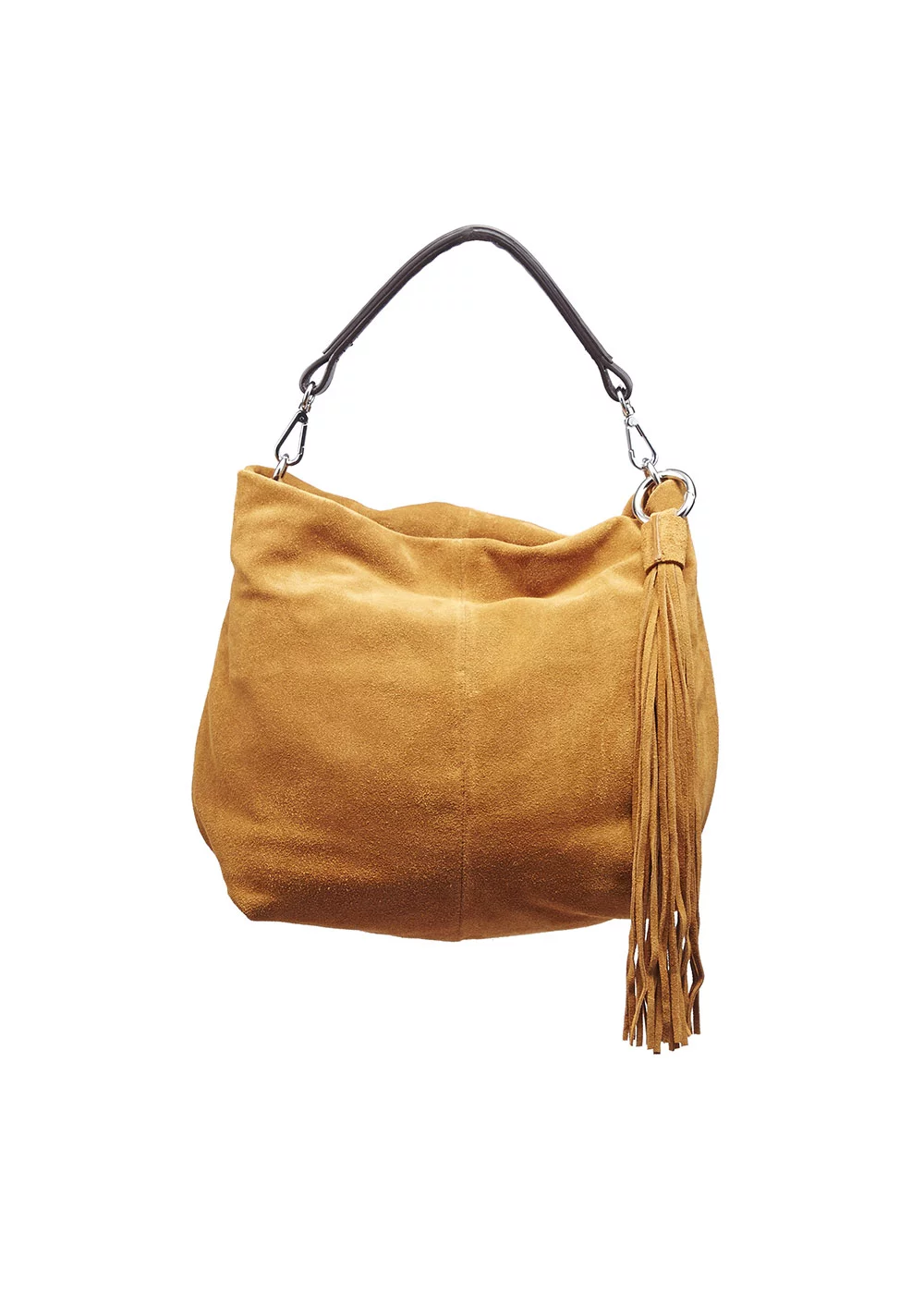 BESACE TASSEL SISKIYOU VELOURS CASTOR