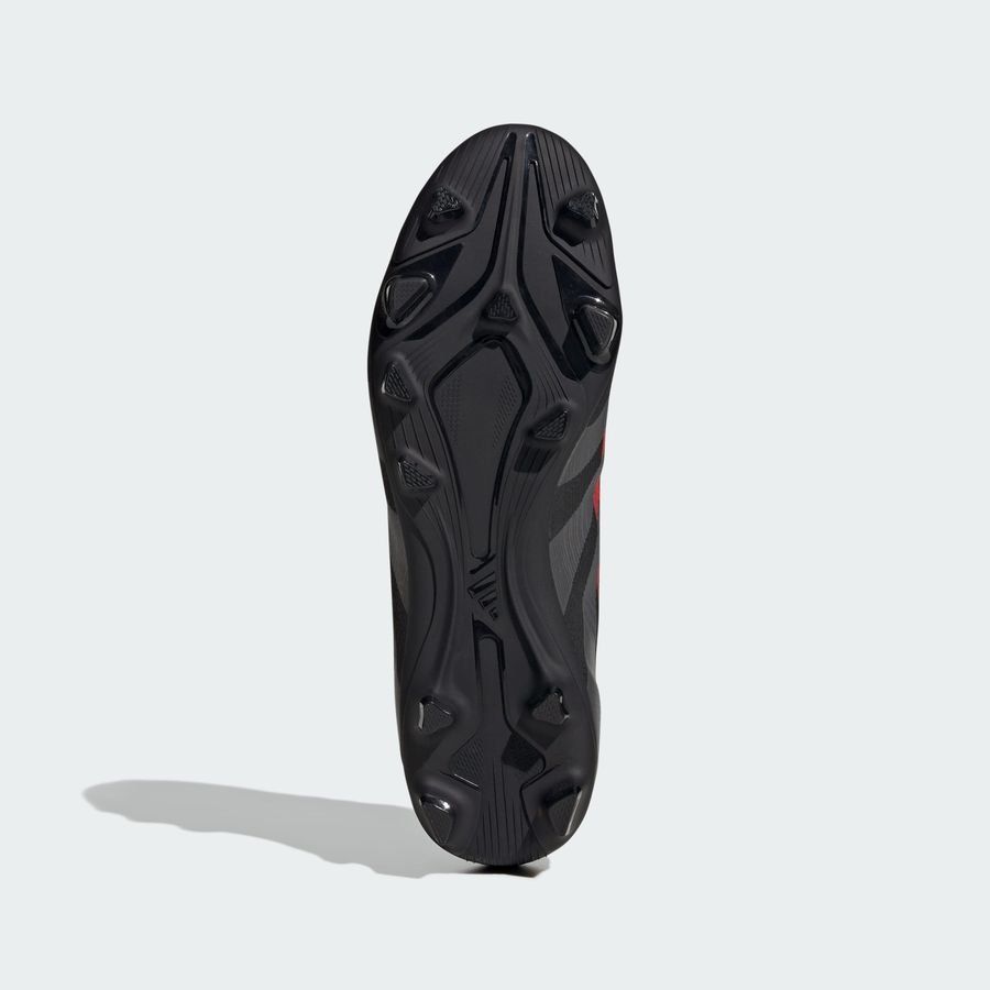 adidas Predator Club FxG Stealth Victory - Noir/Gris/Lucid Red