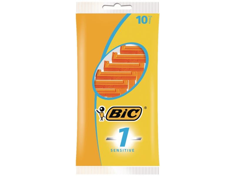 BIC Herrenrasierer Sensitive1 Einweg 10 Stück Klingenrasierer für Herren