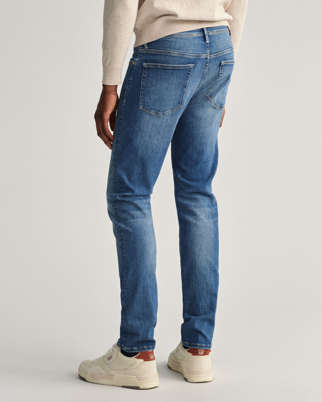 Maxen Extra Slim Denim Trousers Blue