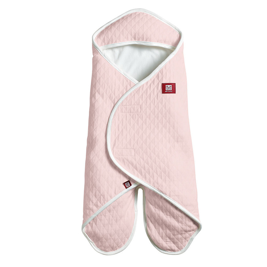 Couverture à emmaillotter Babynomade légère 6-12 mois - Powder Pink