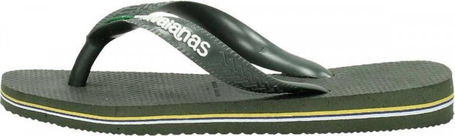 Havaianas Teenslippers Brasil Logo zomerschoen slippers poolslides met logo-opschrift