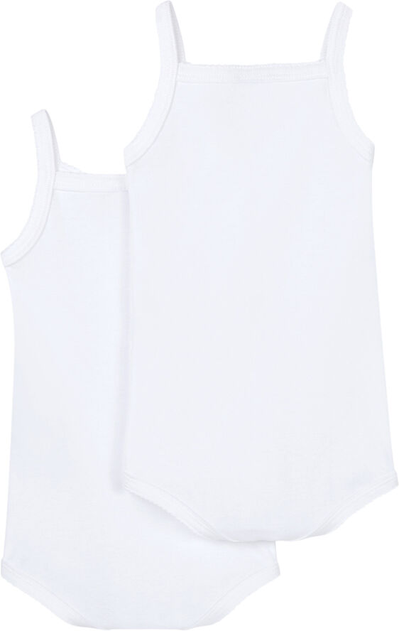 Petit Bateau 2 BODIES A BRETELLESvarian36M Variante 1