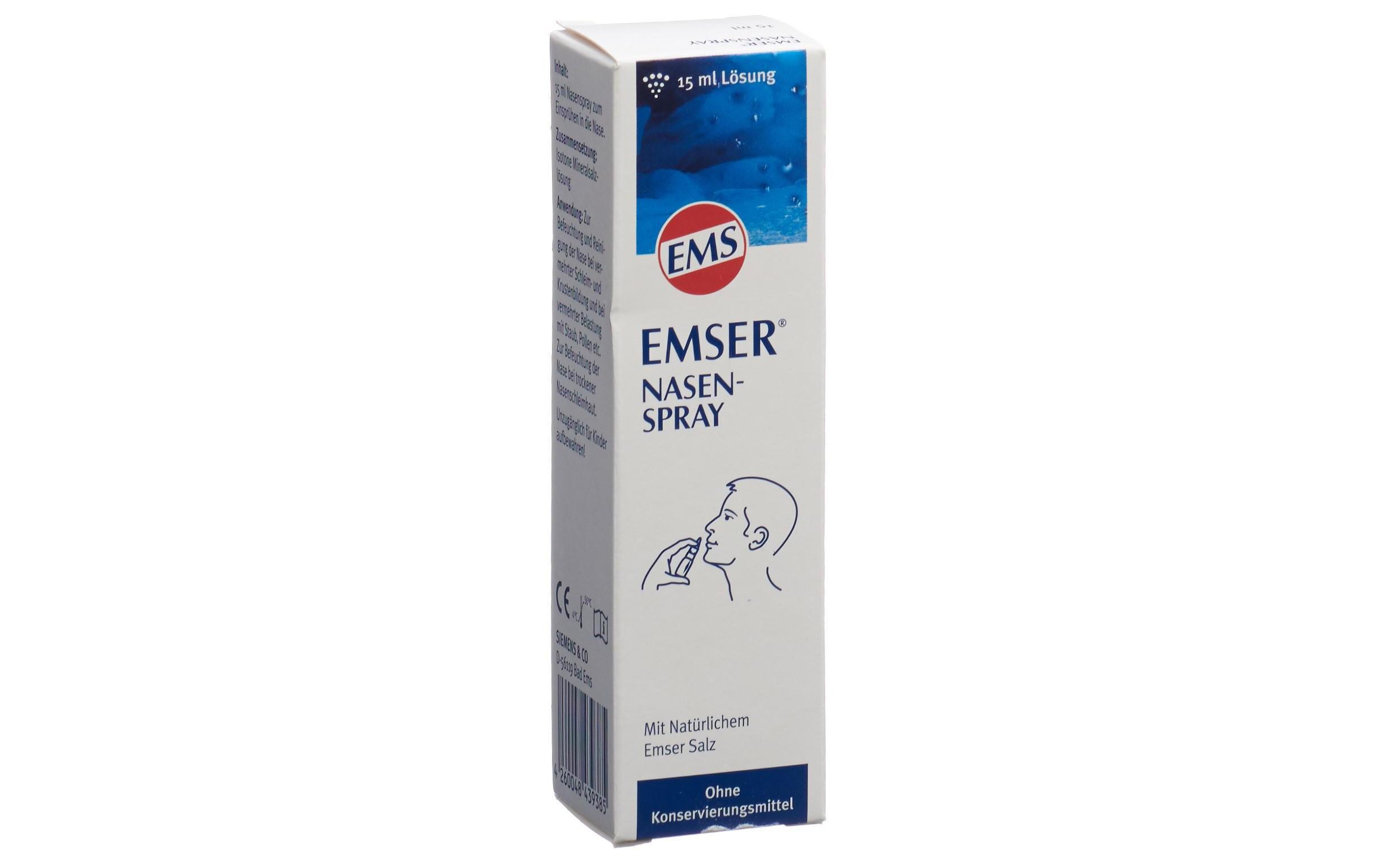 Nasenspray 15 mlNasenspray bei verstopfter Nase, Nasentrockenheit und wirkt abschwellend