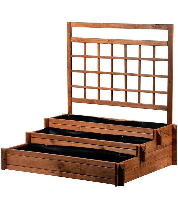 dobar Holz-Hochbeet Peru mit Rankspalier, ca.