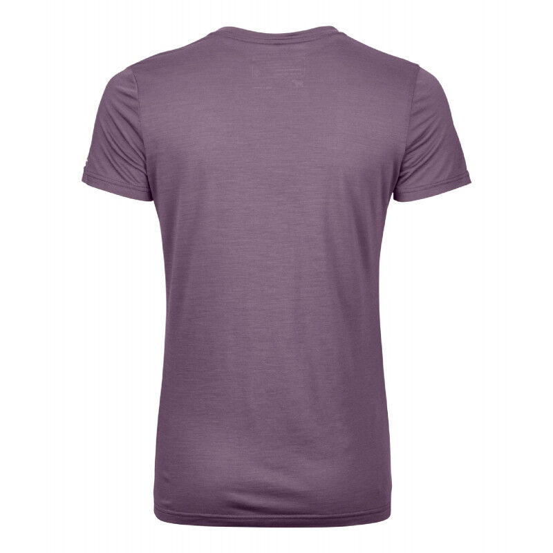 120 Cool Tec Mountain Stripe TS - T-shirt en laine mérinos femme