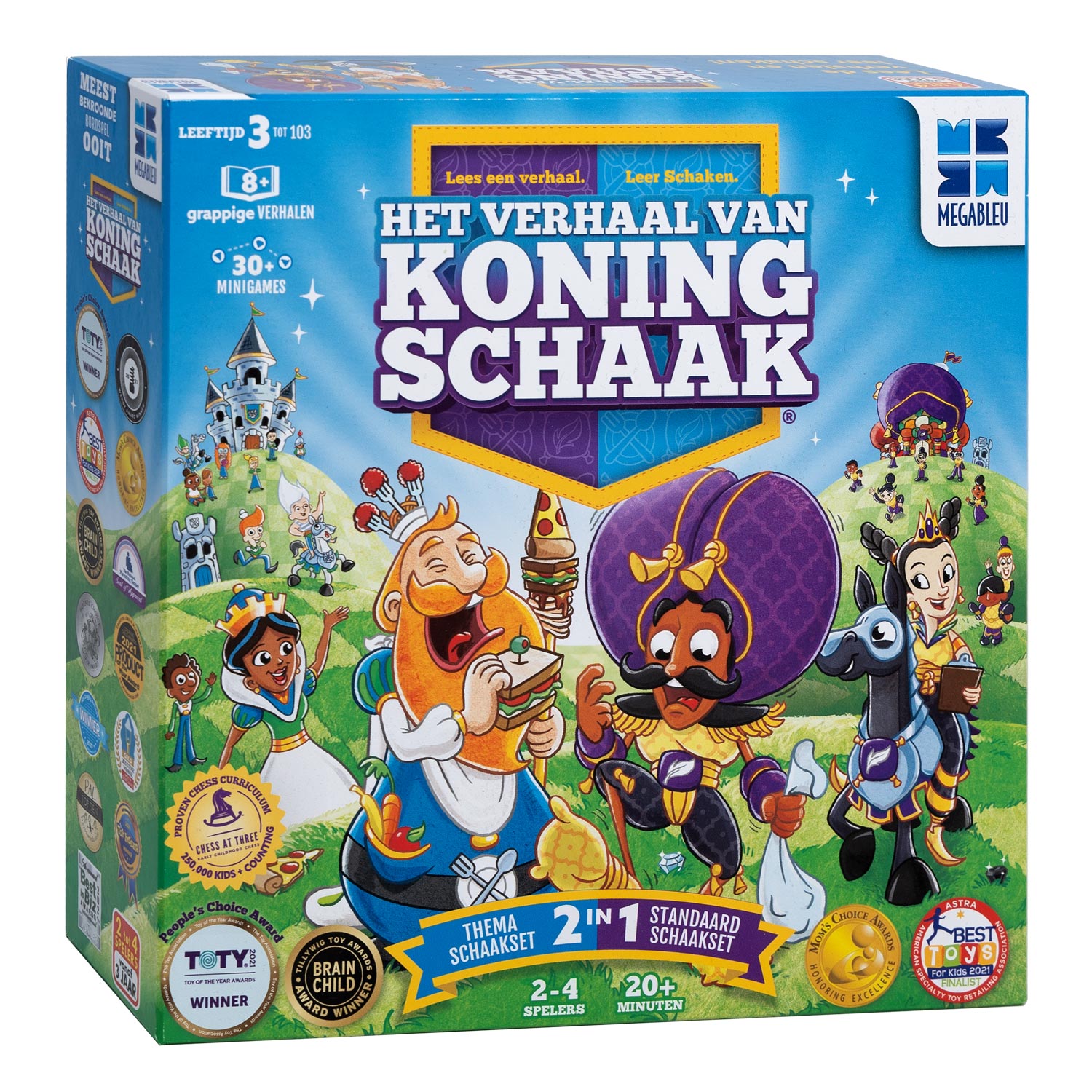 Megableu Het Verhaal van Koning Schaak - Schaakspel