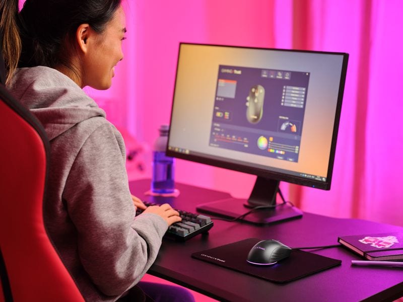 Trust Gaming-Maus GXT 925 Redex II Federleichte Gaming-Maus mit voll einstellbarer RGB-Beleuchtung