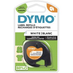 DYMO Ruban d'étiquette LetraTag, métallique, 12 mm x 4 m