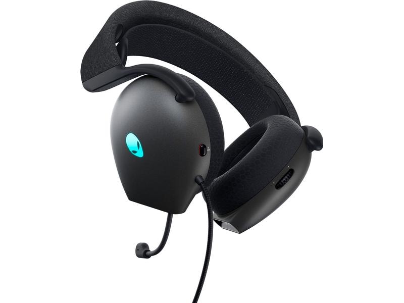 Dell Headset Alienware AW520H-G-DEAM Schwarz Komfortables Gaming-Headset für PC und Spielkonsolen