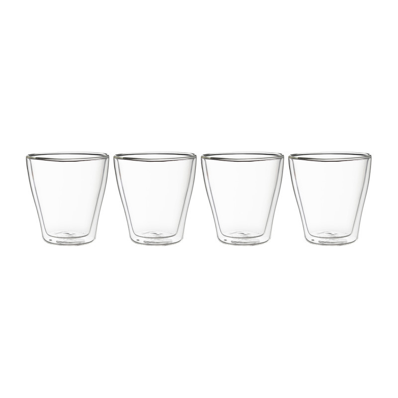 Dubbelwandige glazen - 350 ml - set van 4