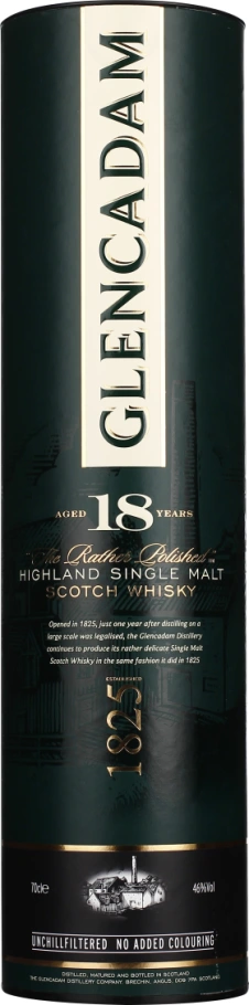 GLENCADAM 18 YEARS SINGLE MALT 70CL