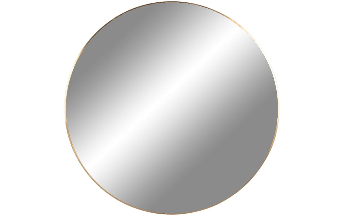 Spiegel Jersey Ø 100 cm, Messing<br>Wandspiegel aus Edelstahl