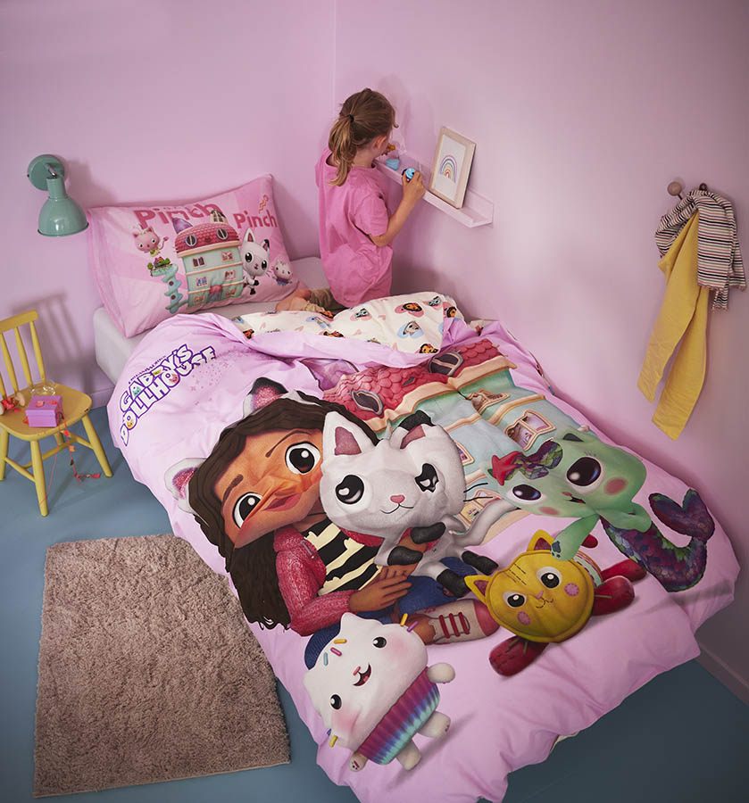 Gabbys Dollhouse sengesett 140x200