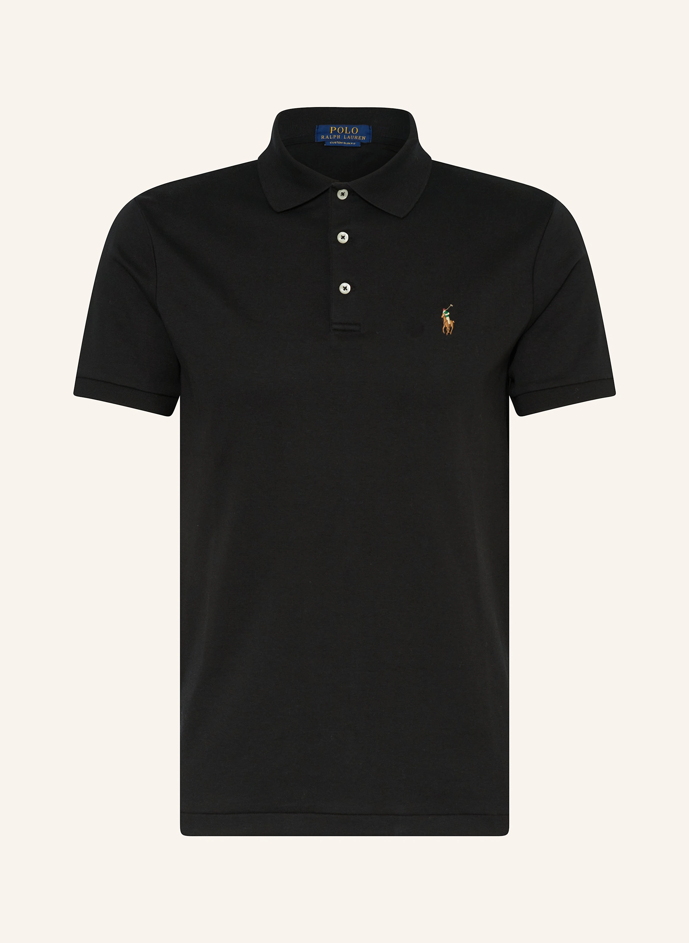 POLO RALPH LAUREN Jersey-Poloshirt Custom Slim Fit