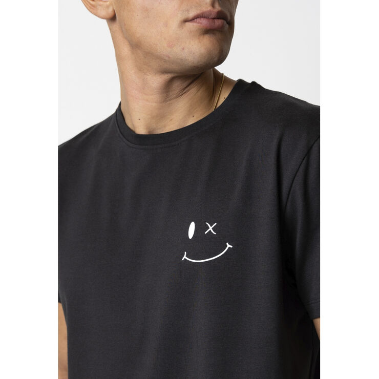 Clean Cut Copenhagen Patrick Organic Tee Black / white print