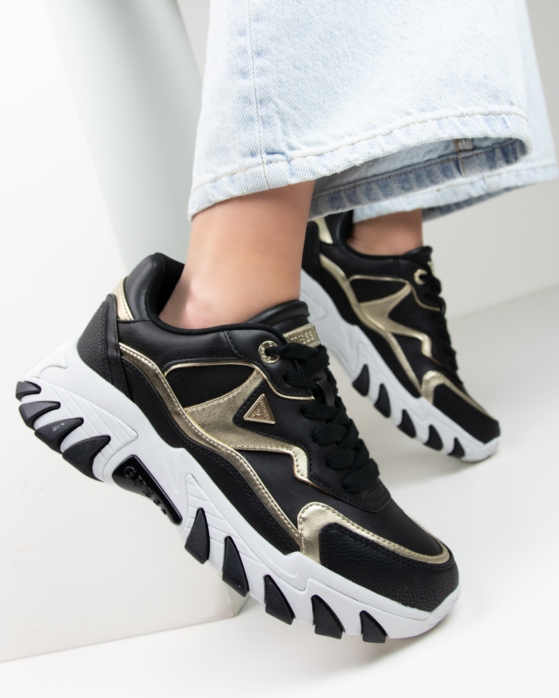 Guess Nowah Dad Sneakers  - zwart