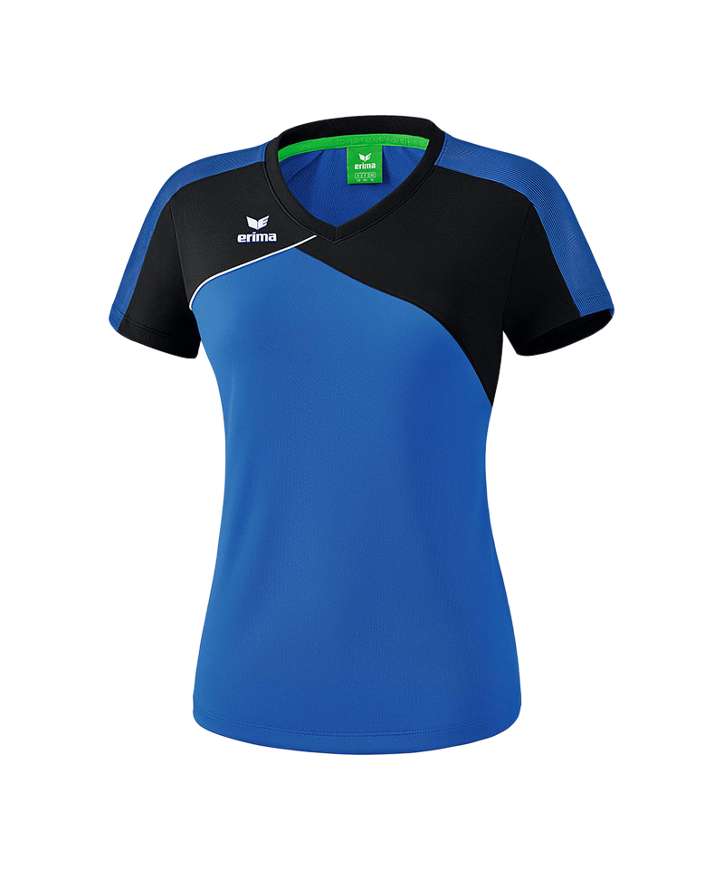 Erima Premium One 2.0 T-Shirt Damen Blau Schwarz