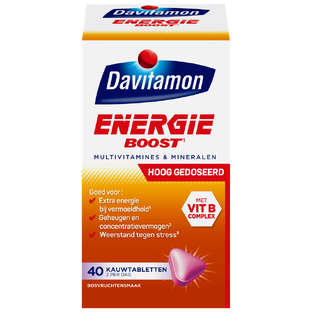 Davitamon Energie Boost Kauwtabletten 40KTB